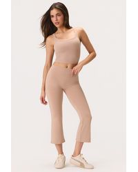 BO+TEE - Brushed Jersey Low-Rise Trousers - Lyst