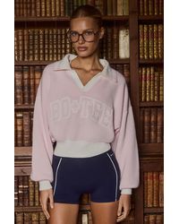BO+TEE - Cotton Jersey Oversized V-Neck Jumper - Lyst