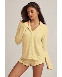 Oh Polly - Modal Long-Sleeve Pyjama Top - Lyst