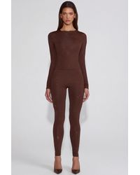 Oh Polly - Embellished Jersey High-Waisted Leggings - Lyst