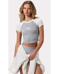 BO+TEE - Graphic-Print Cropped T-Shirt - Lyst