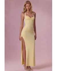 Oh Polly - Jersey Corset Bridesmaid Dress - Lyst