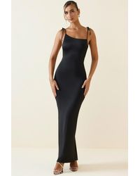 Oh Polly - Ruched Backless Maxi Dress - Lyst