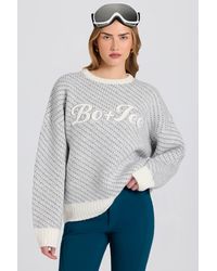 BO+TEE - Knit Logo Oversized Jumper - Lyst