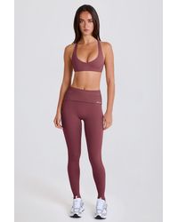 BO+TEE - Foldover Mid-Rise Stirrup Leggings - Lyst