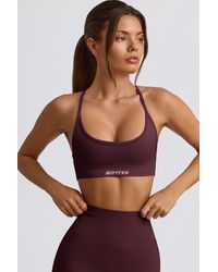BO+TEE - Super Sculpt Seamless Backless Sports Bra - Lyst