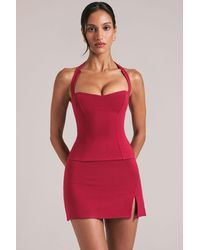 Oh Polly - Longline Halterneck Top - Lyst
