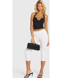 Oh Polly - Ponte Capri Leggings - Lyst
