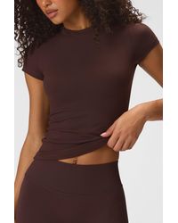 BO+TEE - Soft Active Short Sleeve Top - Lyst