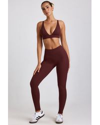 Oh Polly - Ribbed Modal High Waist Leggings - Lyst