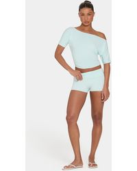 BO+TEE - Buttercloud Mini Foldover Shorts - Lyst