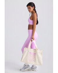 BO+TEE - Oversized Canvas Tote Bag - Lyst