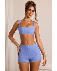 Oh Polly - Embellished High Waist Hot Pant Shorts - Lyst