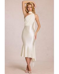 Oh Polly - Scarf-Detail Midaxi Dress - Lyst