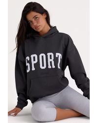 BO+TEE - Soft Cotton Fleece Oversized Hoodie - Lyst