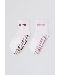BO+TEE - Pilates 2-Pack Socks Bundle - Lyst