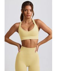 BO+TEE - Super Sculpt Seamless Crossback Sports Bra - Lyst