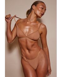 Oh Polly - Soft Mesh Single Layer Triangle Bra - Lyst