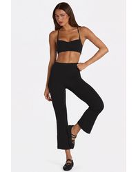 BO+TEE - Brushed Jersey Low-Rise Trousers - Lyst