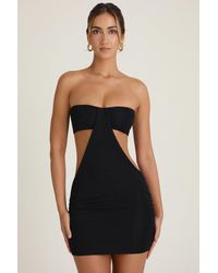 Oh Polly - Bandeau Cut-Out Mini Dress - Lyst