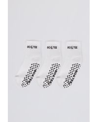 BO+TEE - Pilates 3-Pack Socks Bundle - Lyst