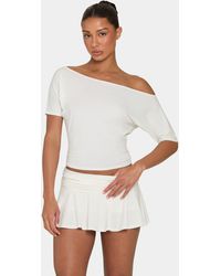 BO+TEE - Buttercloud Slouchy Off-Shoulder Top - Lyst