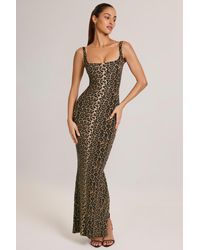 Oh Polly - Modal Square Neck Maxi Dress - Lyst