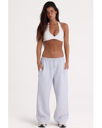 BO+TEE - Brushed Jersey Wide-Leg Joggers - Lyst