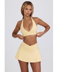 BO+TEE - Brushed Jersey Crossover Mini Skort - Lyst