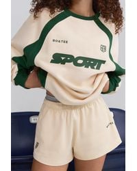 BO+TEE - Soft Cotton Jersey Elasticated Mini Shorts - Lyst
