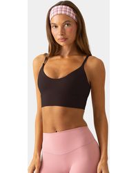 BO+TEE - Soft Active Scoop-Neck Sports Bra - Lyst