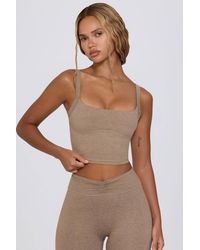BO+TEE - Cropped Tank Top - Lyst