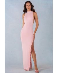 Oh Polly - Modal Halterneck Maxi Dress - Lyst