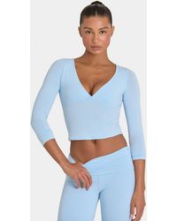 BO+TEE - Buttercloud 3/4 Sleeve Top - Lyst