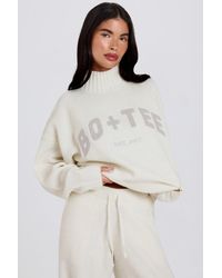 BO+TEE - Soft Knit Oversized Jumper - Lyst