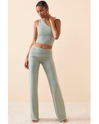 Oh Polly - Mid-Rise Straight-Leg Trousers - Lyst
