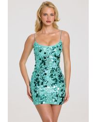 Oh Polly - Embellished Mini Dress - Lyst