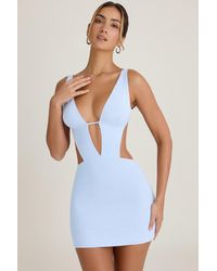 Oh Polly - Cut-Out A-Line Mini Dress - Lyst