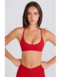 BO+TEE - Soft Active Racerback Sports Bra - Lyst