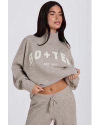 BO+TEE - Soft Knit Oversized Jumper - Lyst
