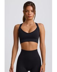 BO+TEE - Super Sculpt Seamless Crossback Sports Bra - Lyst