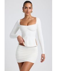 Oh Polly - Modal Sweetheart-Neck Top - Lyst