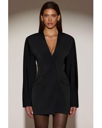 Oh Polly - Single-Breasted Blazer Mini Dress - Lyst
