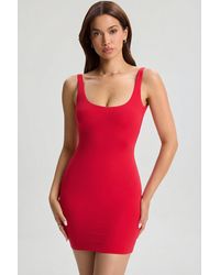Oh Polly - Low-Back Bodycon Mini Dress - Lyst