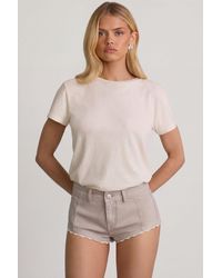 Oh Polly - Low-Rise Hot Pants - Lyst