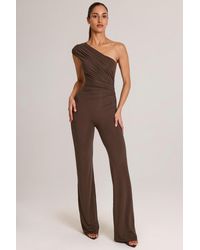 Oh Polly - Modal One-Shoulder Jumpsuit - Lyst
