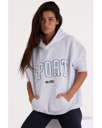 BO+TEE - Soft Cotton Fleece Oversized Hoodie - Lyst