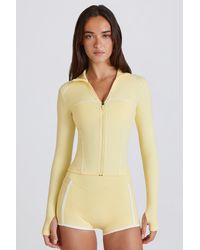 BO+TEE - Soft Active Contrast Zip-Up Jacket - Lyst