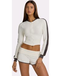 BO+TEE - Terry Zip-Up Jacket - Lyst