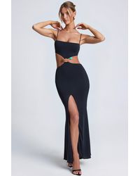 Oh Polly - Hardware Detail Cut-Out Maxi Dress - Lyst